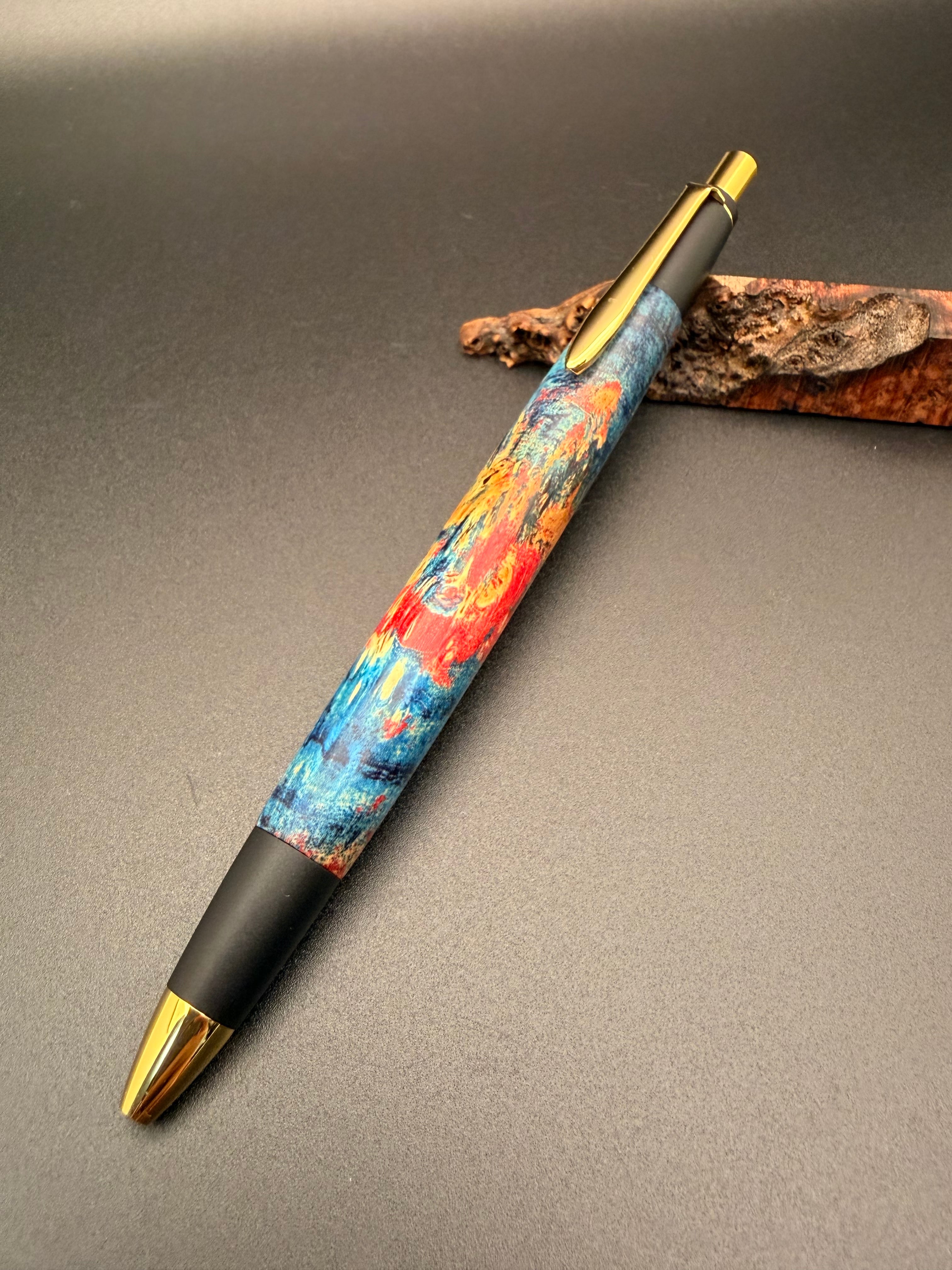 スタビライズドウッド 工房 シャーペン 0.5mmペンシル楔 野原工芸 即