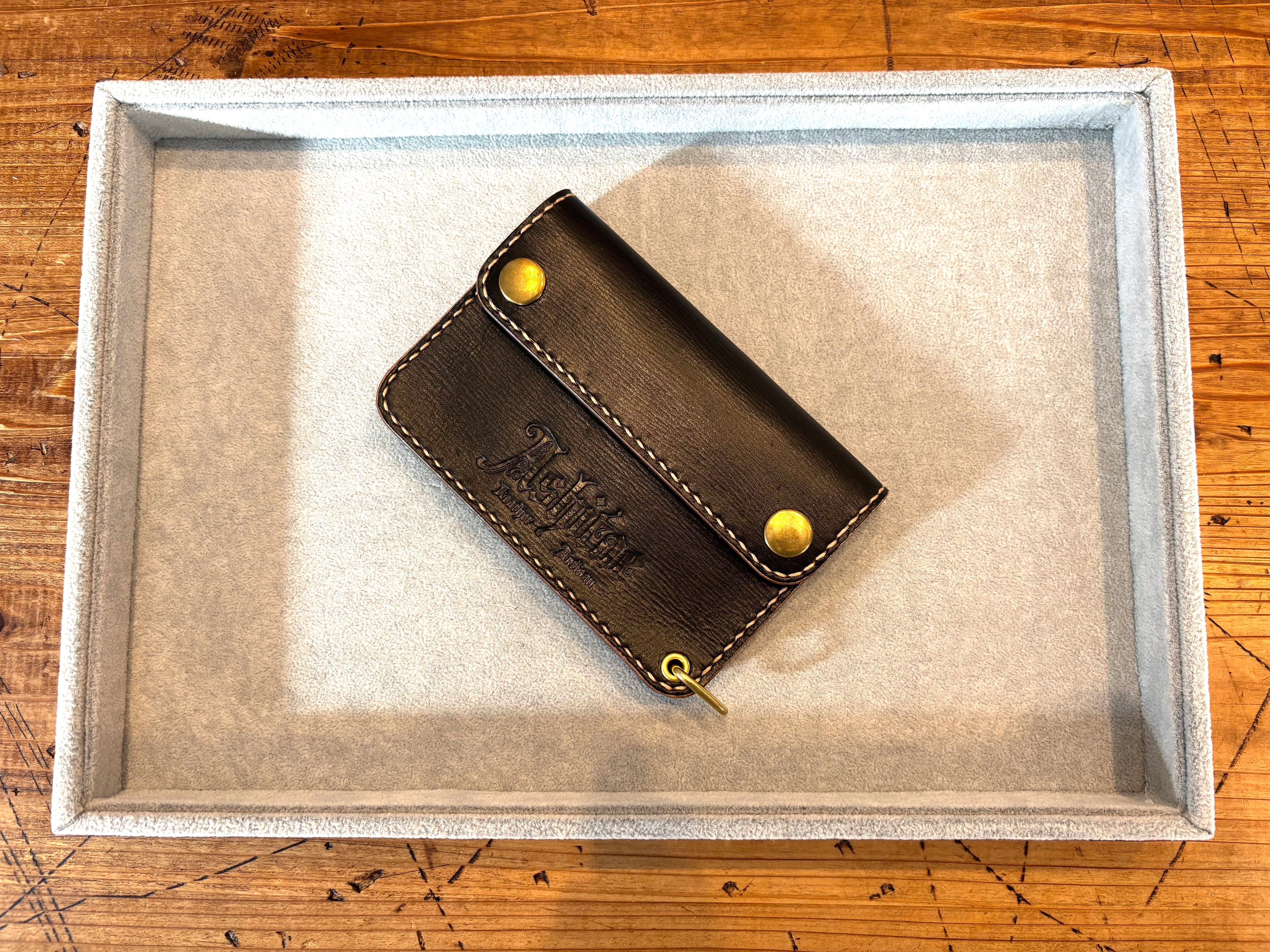 トラッカーウォレット TW01M-BK ミニ ブラック 財布 | ashitae