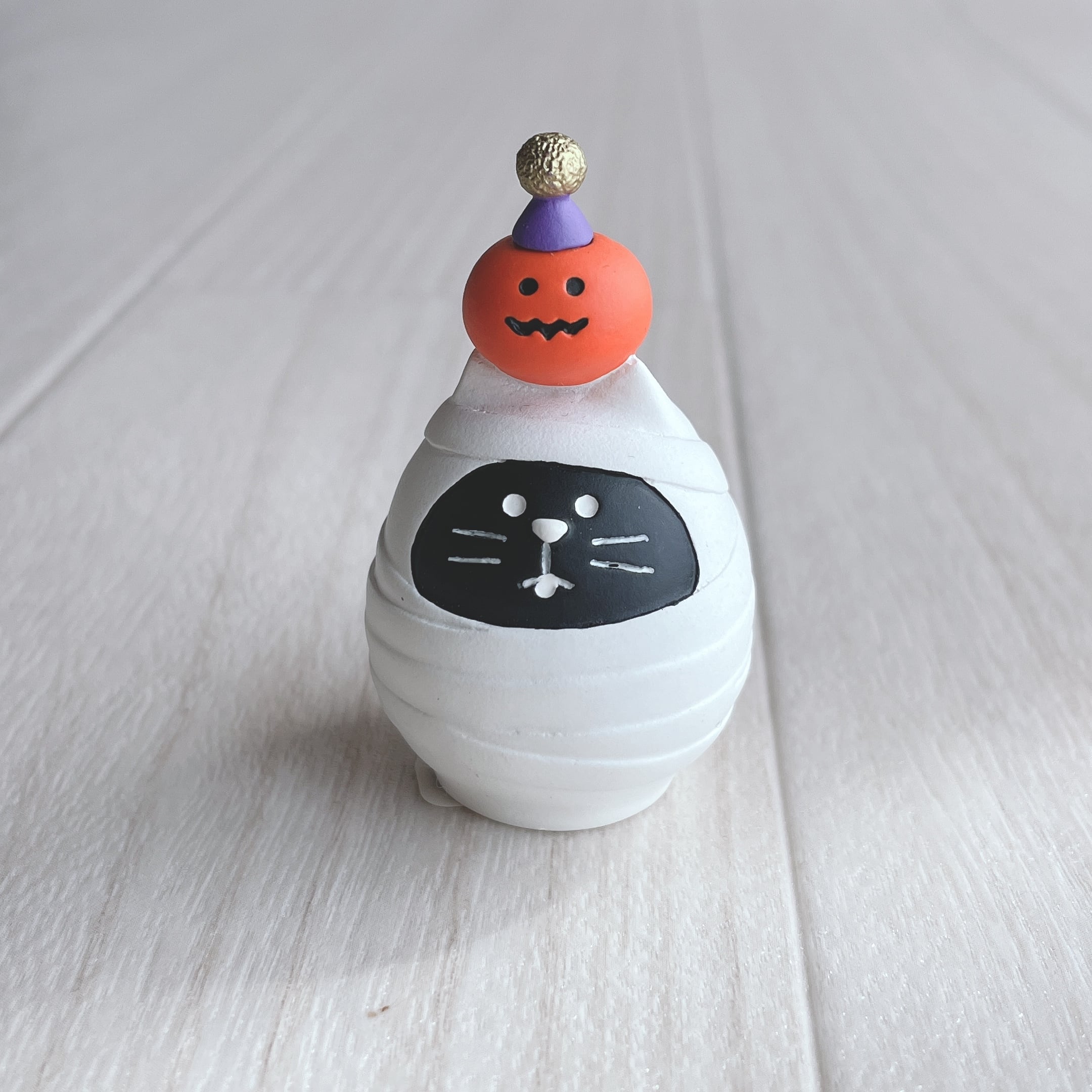 concombre｜コンコンブル｜ハロウィン ねこだるまミイラ 猫雑貨 ねこ ネコ ハロウィン ディスプレイ 収集癖 コレクション
