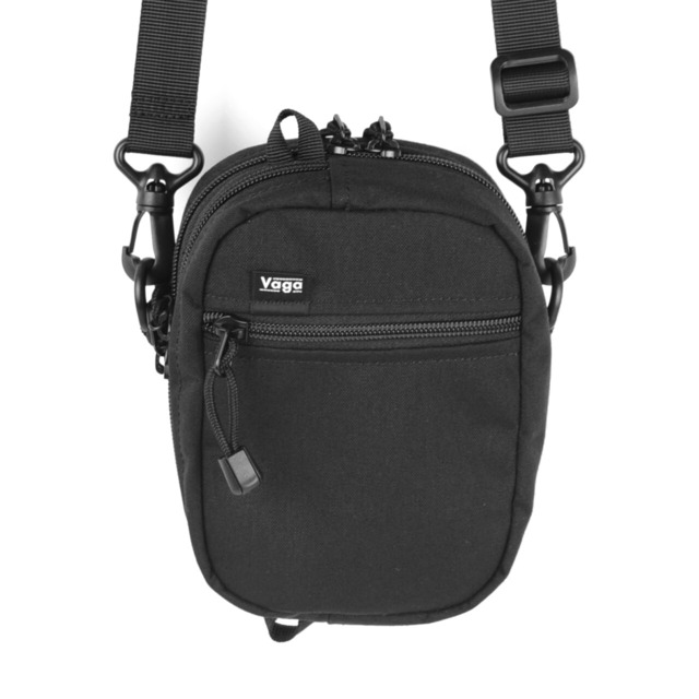 【VAGA】double pouch/black