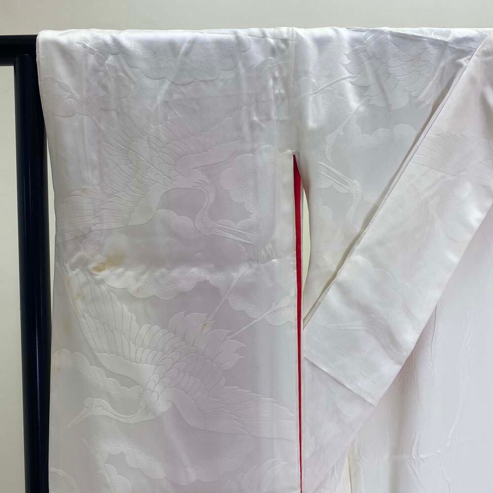 掛下 白打掛 色打掛 白 撮影用 結婚式 リサイクル ポリエステル 花嫁  