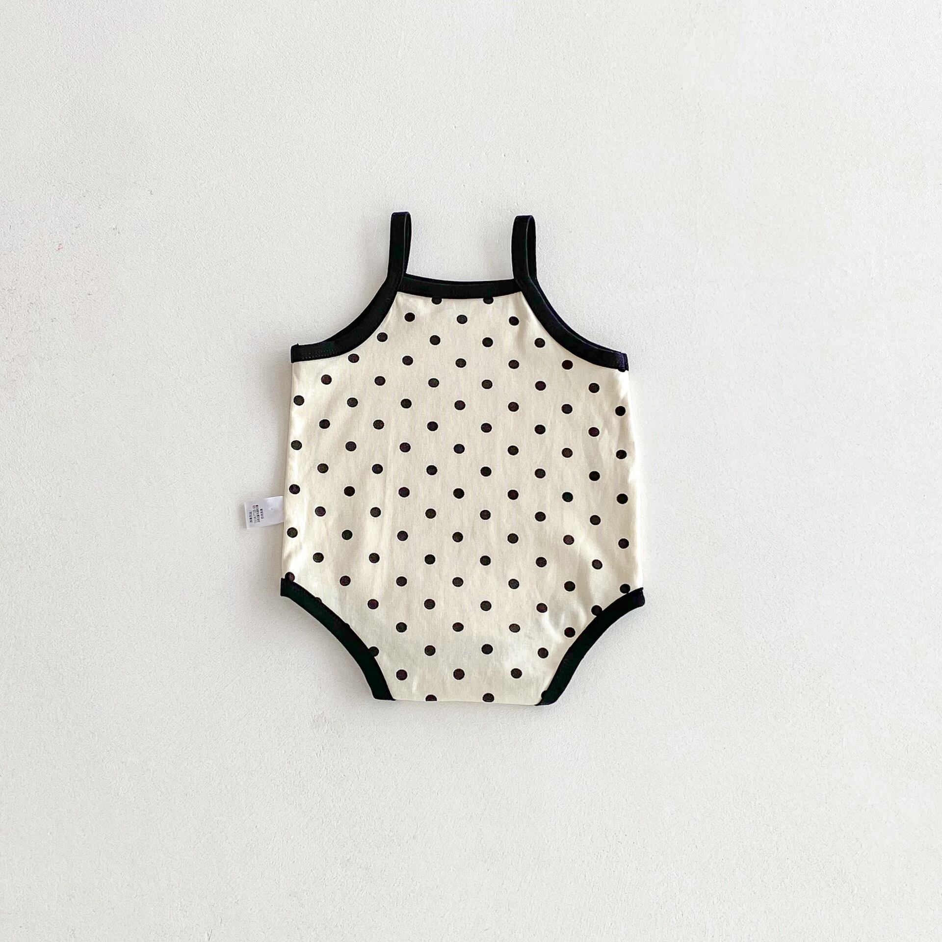 リボンドットキャミロンパース