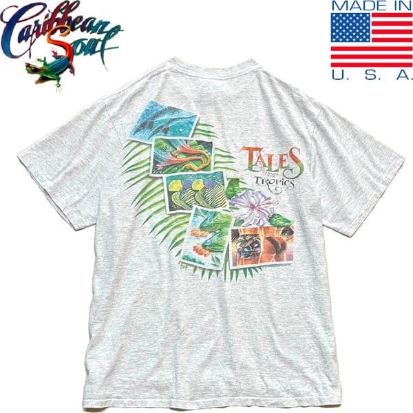 1点物◇USA製ビンテージ袖シングルステッチ90sバックプリントTシャツ