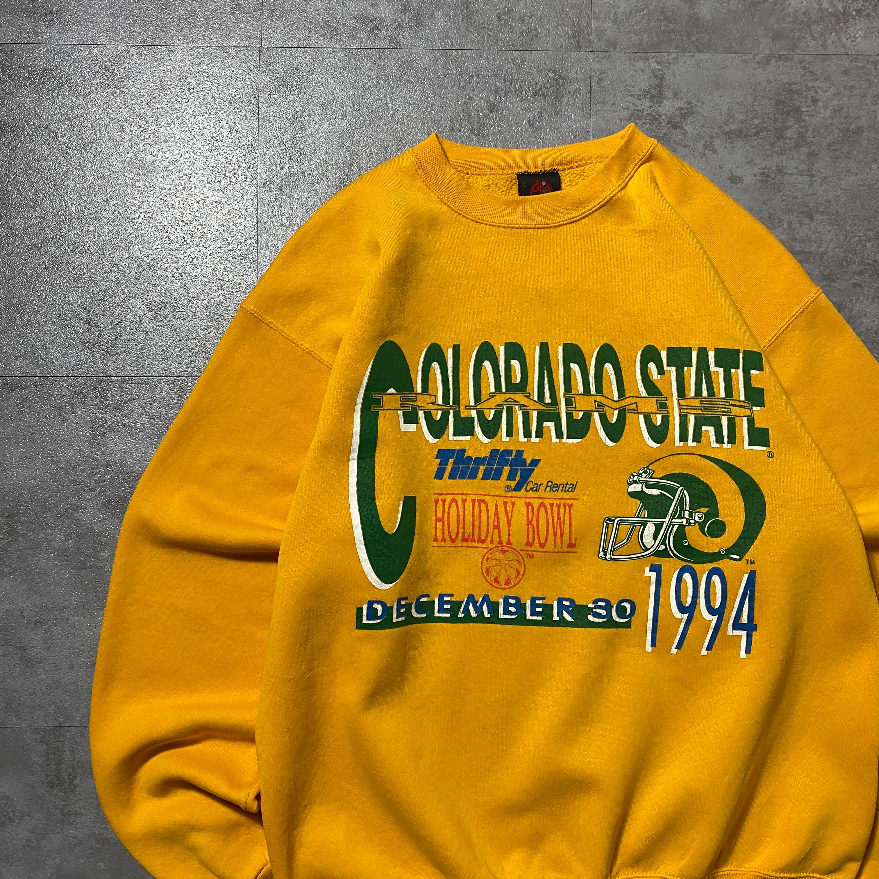 USA製】90's SPORTS COLORADO STATE コロラド大学 カレッジ プリント
