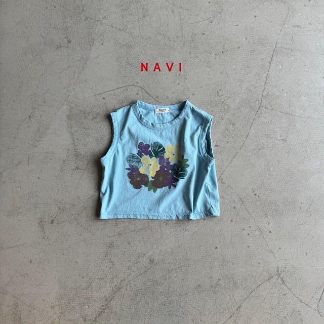 《予約》navi. ¨ flower tank top ¨ 26summer