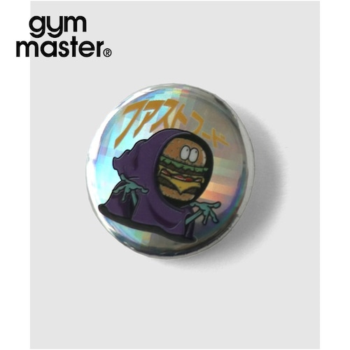 gym master ジムマスター 缶バッジ 32mm SMALL 日本製 ピンバッジ アクセサリー カスタマイズ G699690 ファストフード