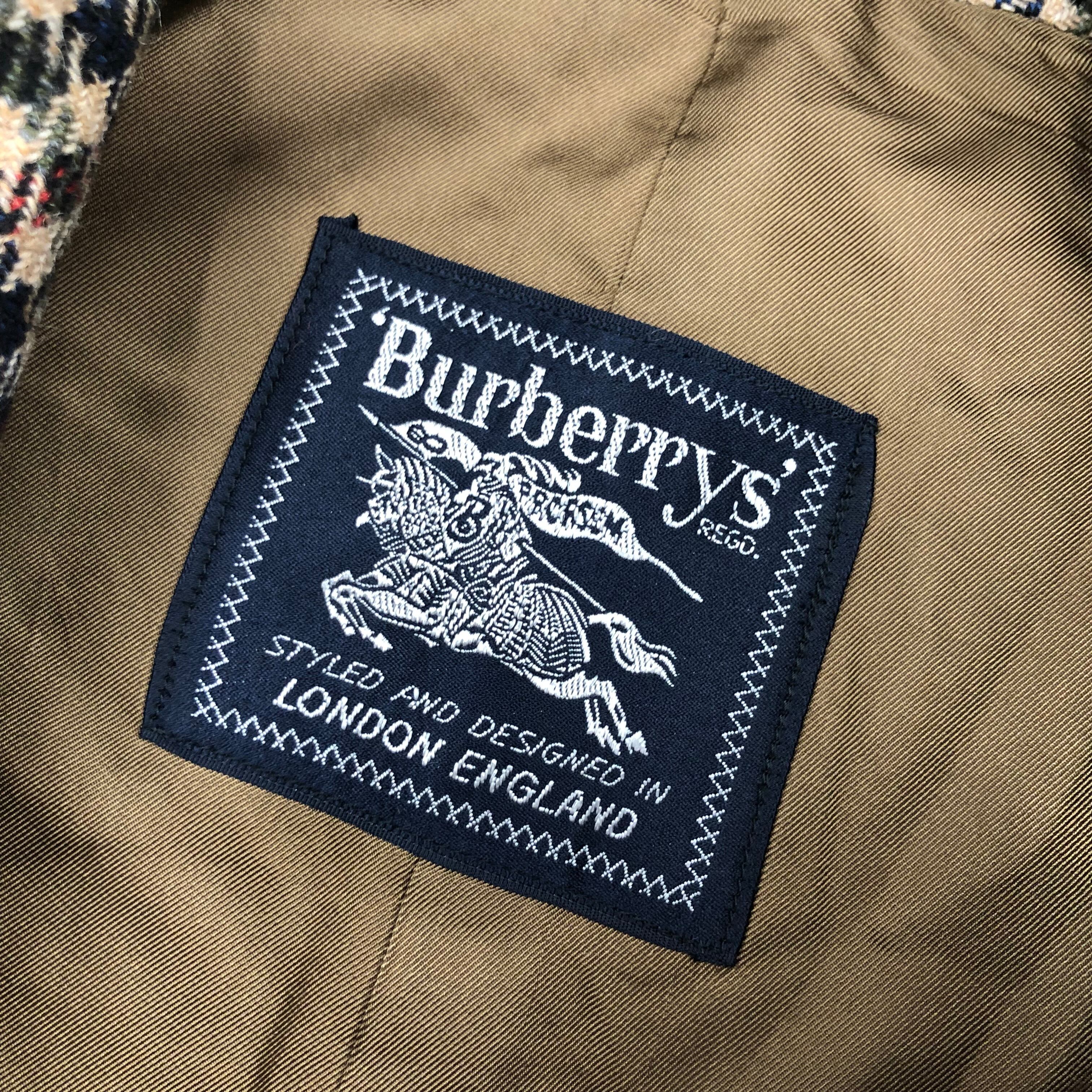 60s burberrys coat バーバリー burberry チェック コート ウール | no