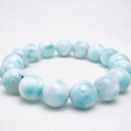 ラリマー12mm ブレスレット ラリマール ヒーリング効果 一点物 211-2541