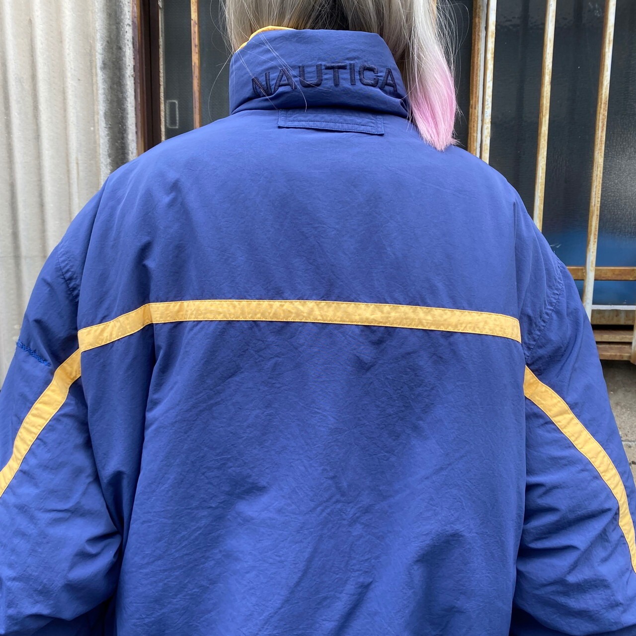 90年代 NAUTICA ノーティカ リバーシブル ダウンジャケット メンズXXL 