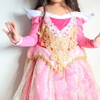 130/140【即納】オーロラ姫風豪華版プリンセスドレス［オーロラ姫 ドレス］