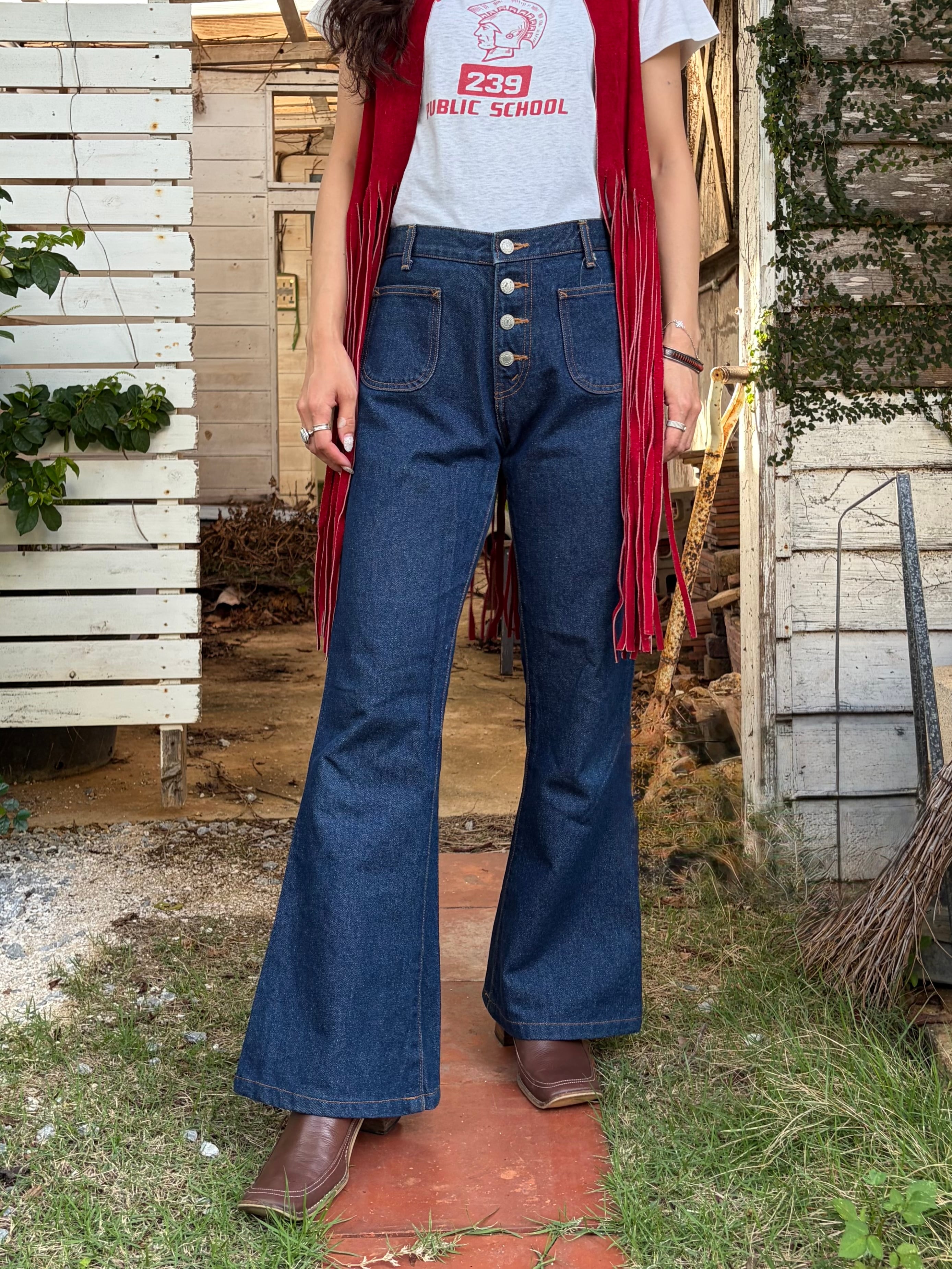 70s ”U.S.NAVY” デニム セーラーパンツ | American Wave, Vintage Shop
