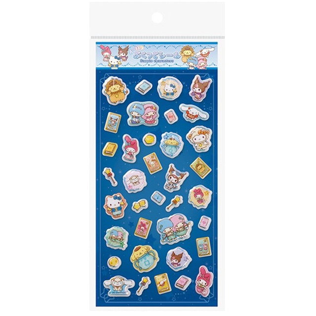 【ロット販売】【5入】オーロラぷくっとシールサンリオMX星座(8309900)