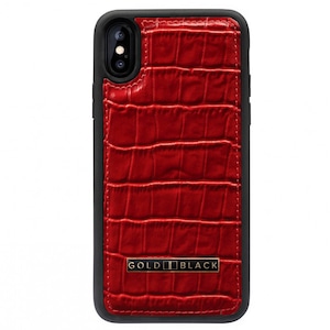 ゴールドブラック(GOLDBLACK) iPHONE XR CASE CROCO RED 19112