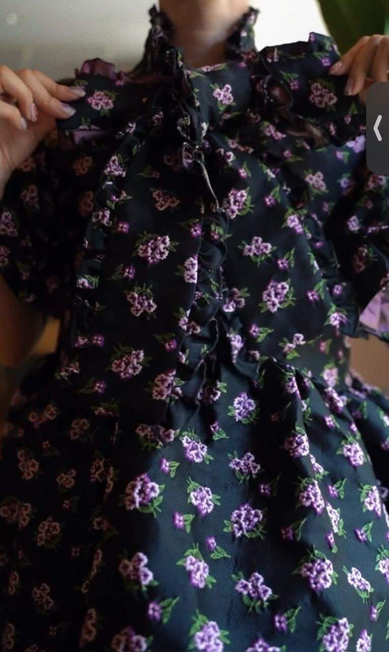 sister jane】Canopy Jacquard Mini Dress | osrsofficial