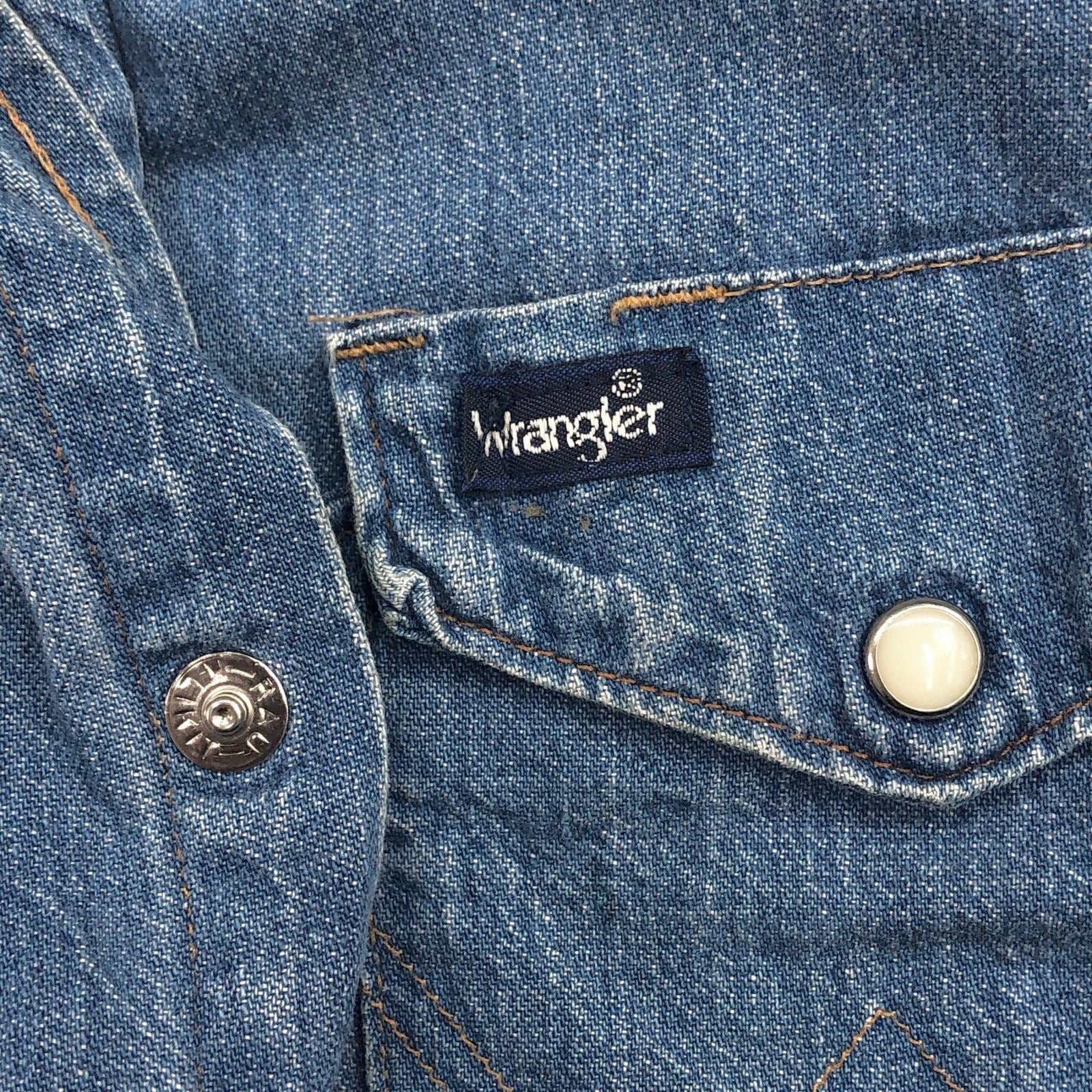 WRANGLER ラングラー 80年代 USA製 701 27MW デニム ウエスタンシャツ