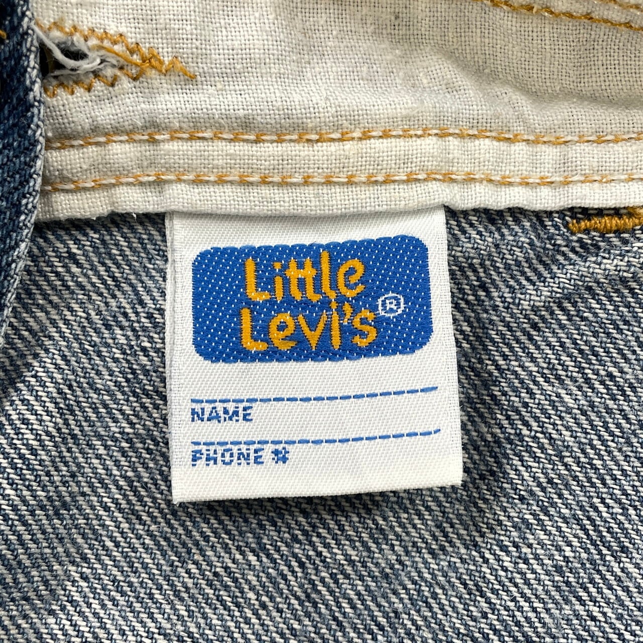 vintage リトルリーバイス　24MO ロンパース　古着 kids】希少 90年代 USA製 Little Levi's リトルリーバイス 地球