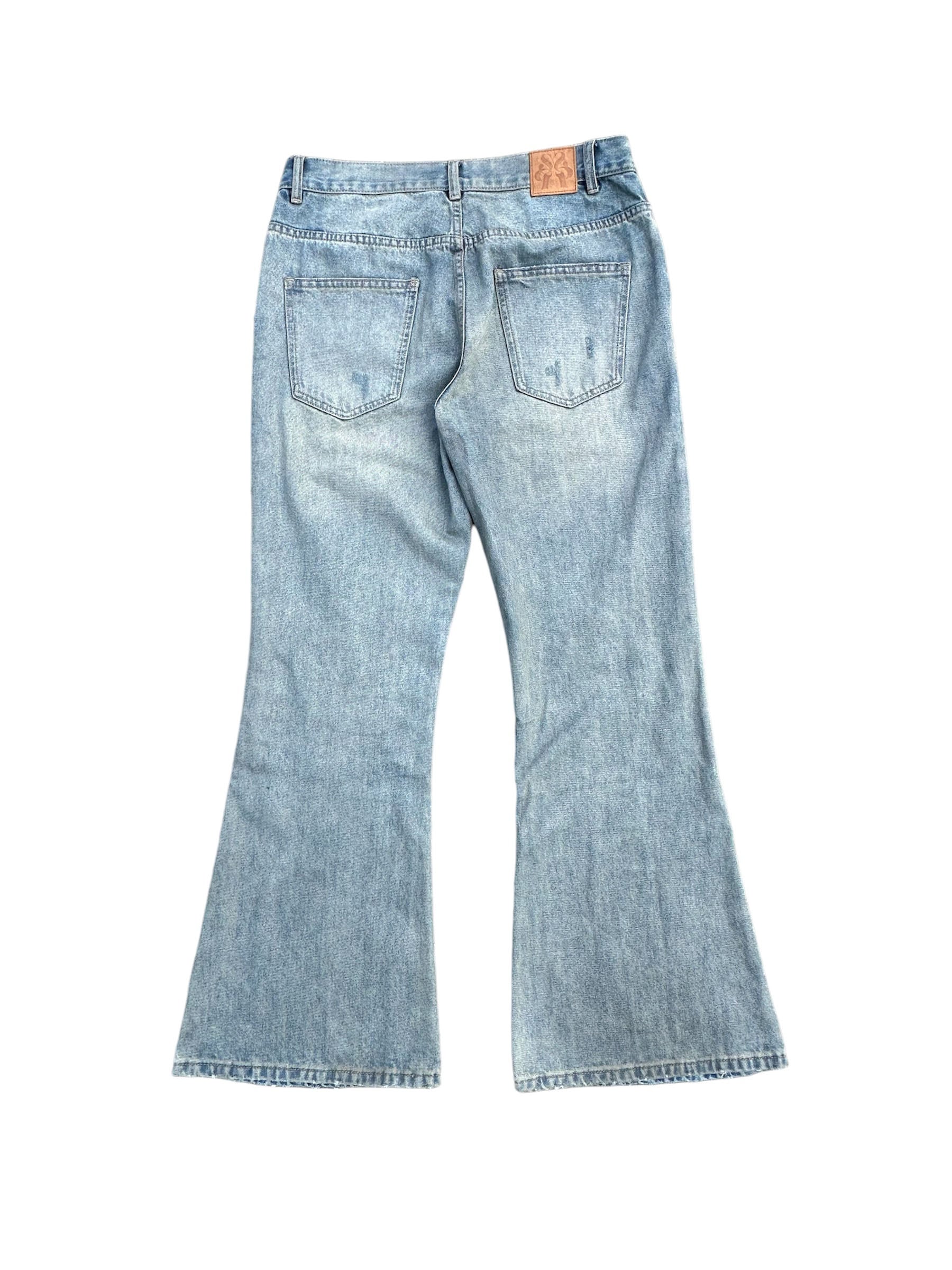 STWEAR フレア ダメージ加工 ジーンズ HANNE 関税送料込 Dirty Destroyed Flare Denim | MODE SPACE