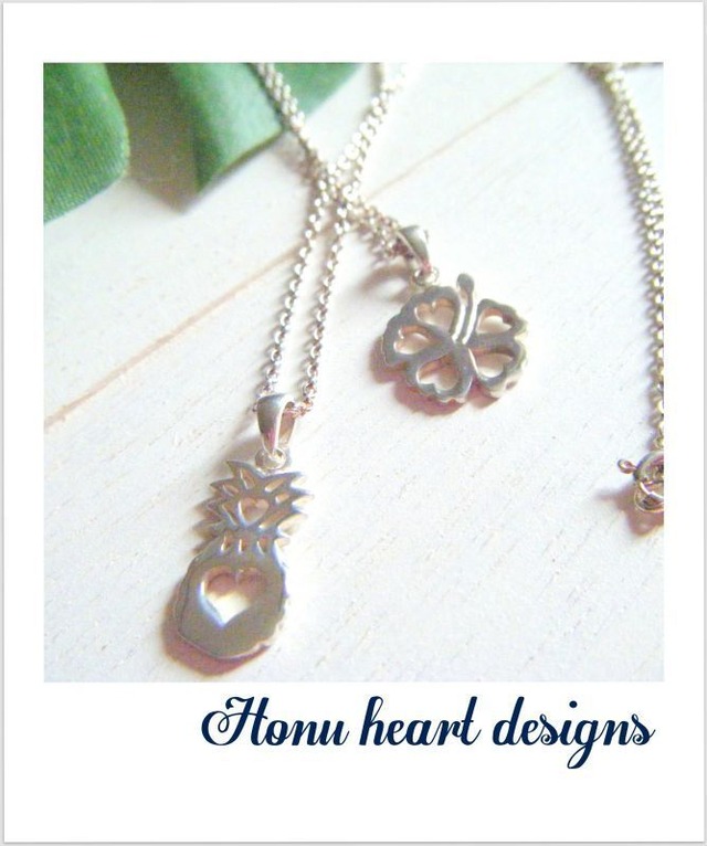 シルバーネックレス：HonuHeart Designs [HJ-025] 