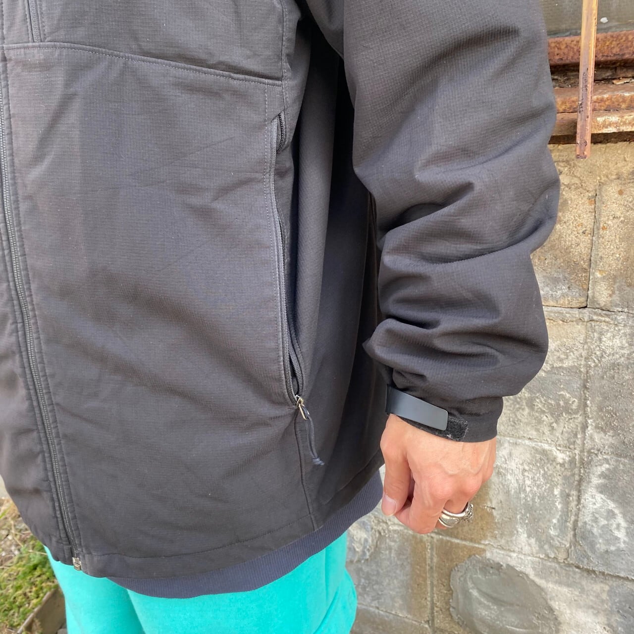 ザ ノースフェイス プリマロフト マウンテンパーカー メンズL 古着