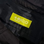 +RICO HIROKO BIS ヒロコビス フリル襟 ティアード デザイン コート 13AB/ブラック系 レディース