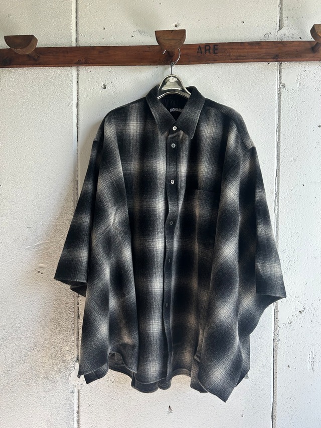 NOHARA  check shirts cape