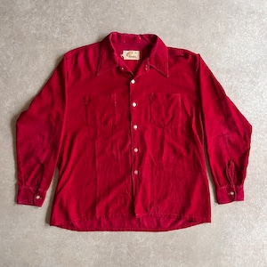 1970s Cavalier Corduroy Shirts L G551