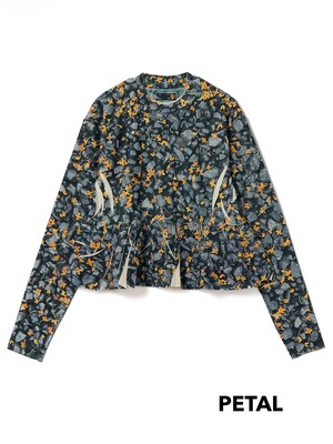 【26AW】NONTOKYO ノントーキョー / トップス / DIRECT PRINT RIB GATHER C/S