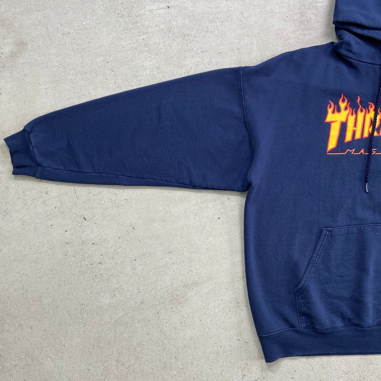 00年代 THRASHER スラッシャー スウェットパーカー メンズL 古着 
