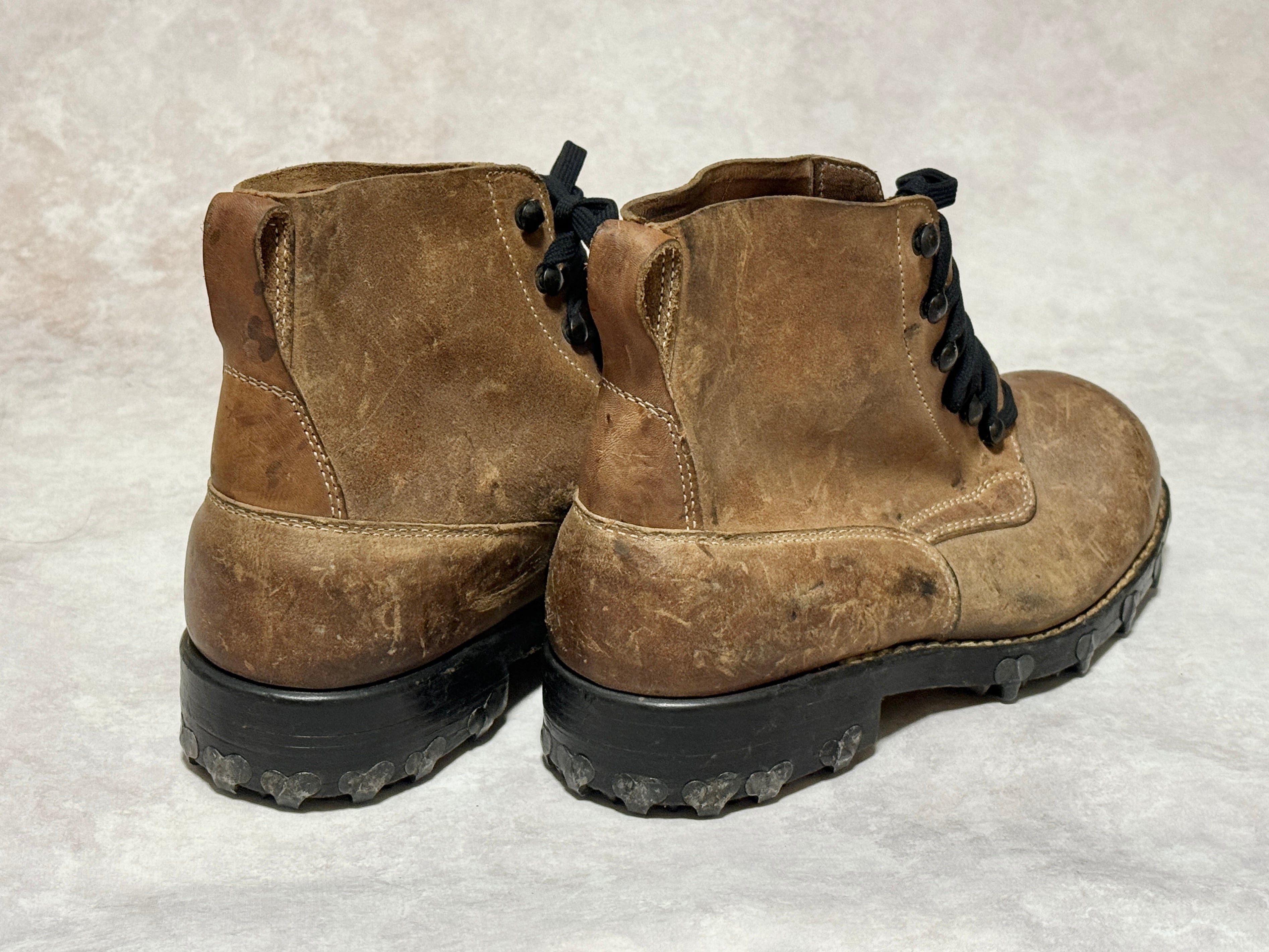 WWII ドイツ軍 山岳ブーツ代用 スイス軍実物ナーゲルブーツ(25cm