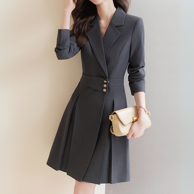 テーラードジャケット風ワンピース Me1516