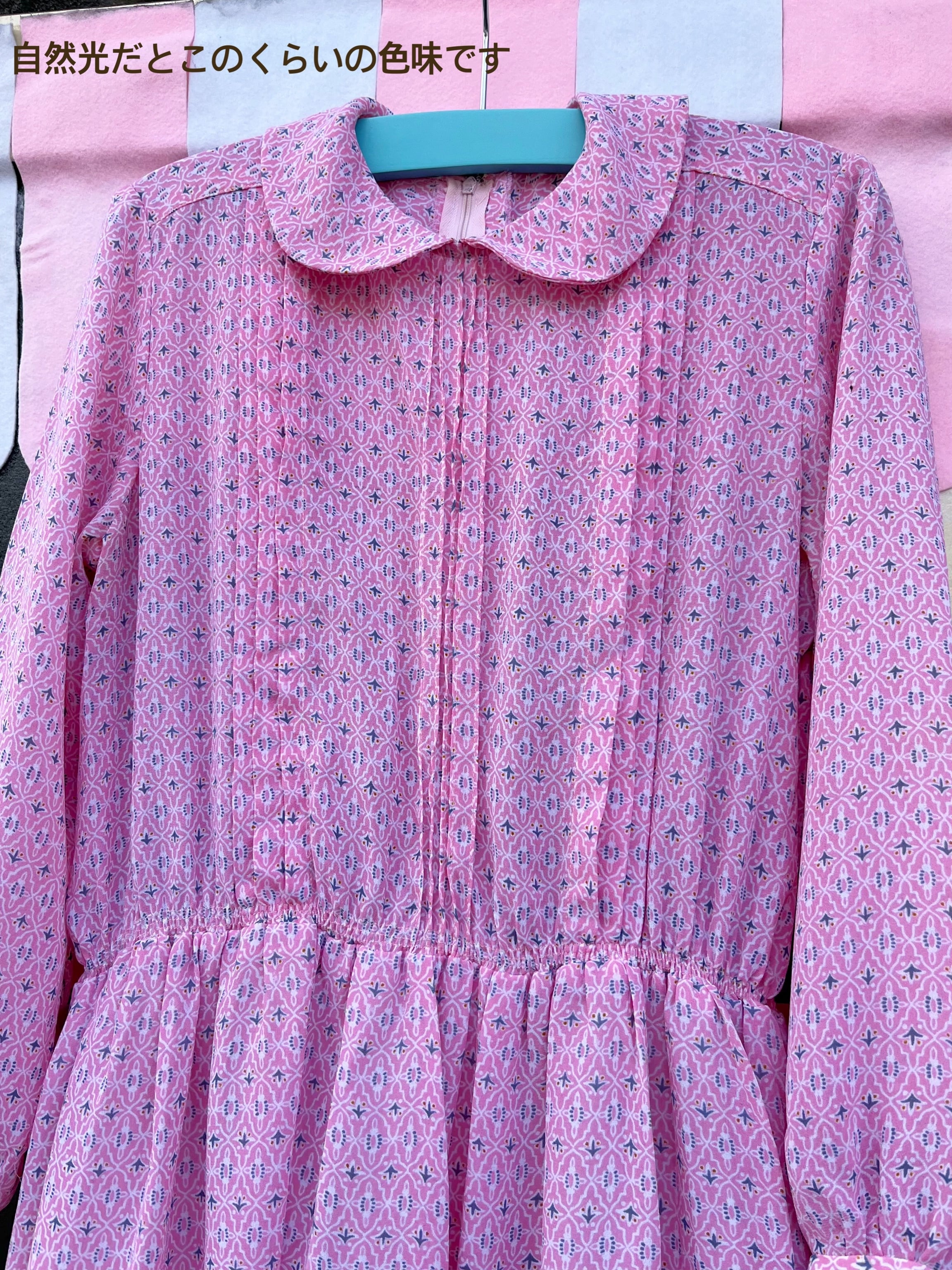 pink provencal floral one-piece