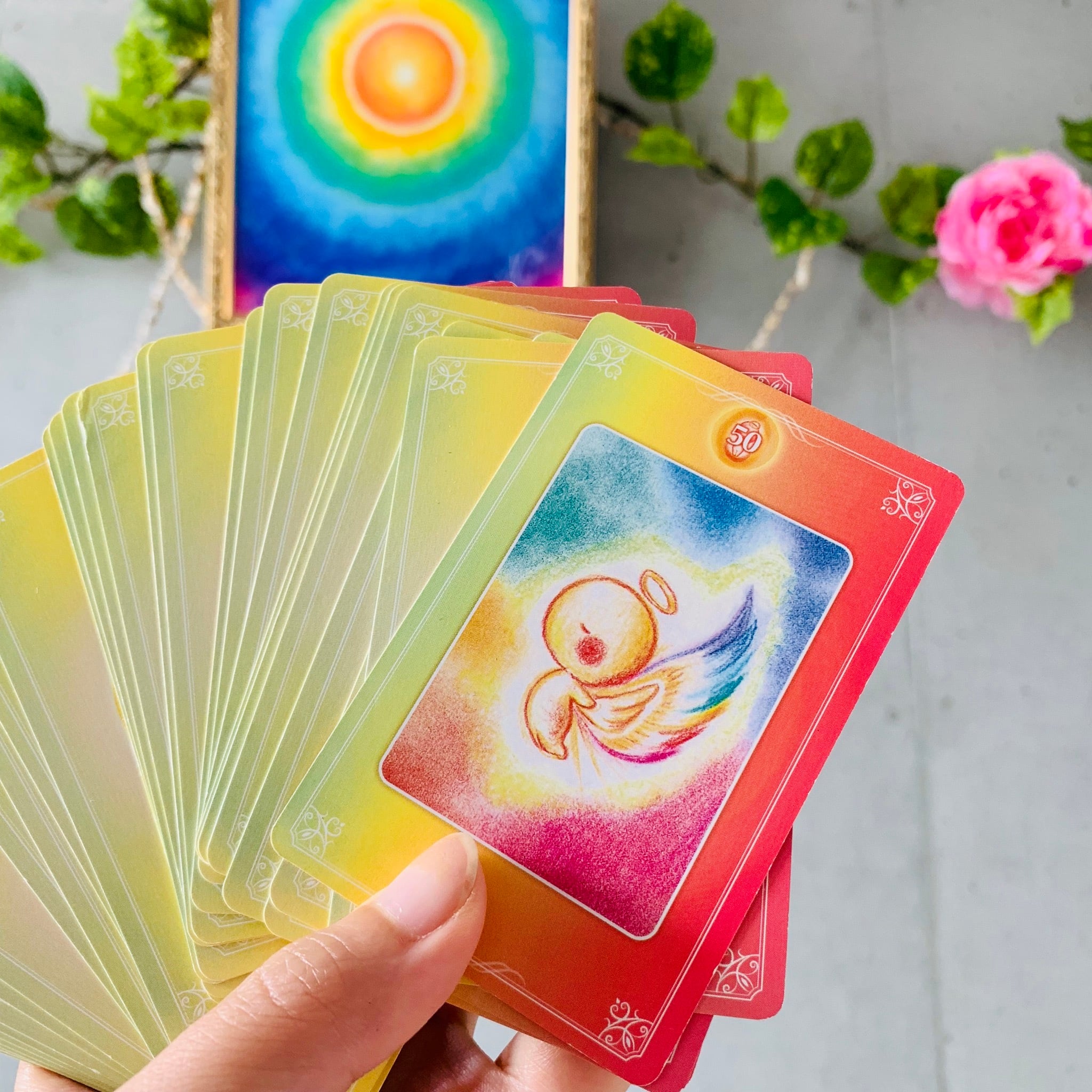 Chaicle　オンラインショップ　《ご好評につき完売！》幸せな夢を叶える「虹色天使カード」　Rainbow