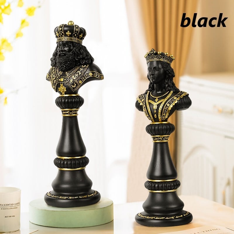 オブジェ エレガント チェス 駒 4体セット おしゃれ かわいい
