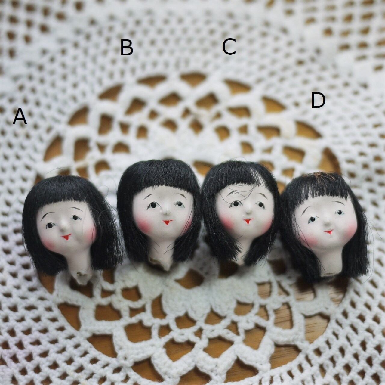 豆市松 市松人形 姉様人形 日本人形 15cm