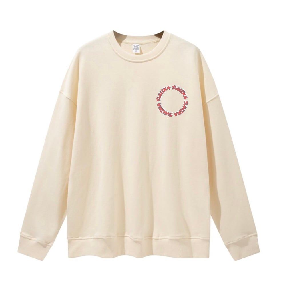 SUHIKA slang sweat shirt ivory 11.2oz DTO