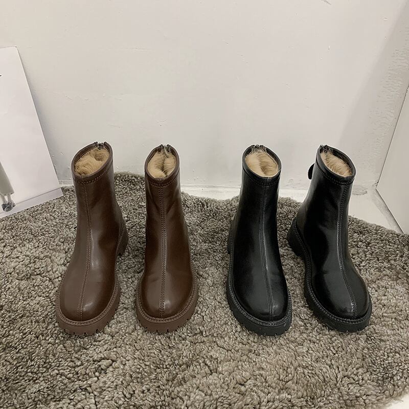 ブーツベルベットカジュアルレッド 靴 シューズ フェイクシューズ28554577285