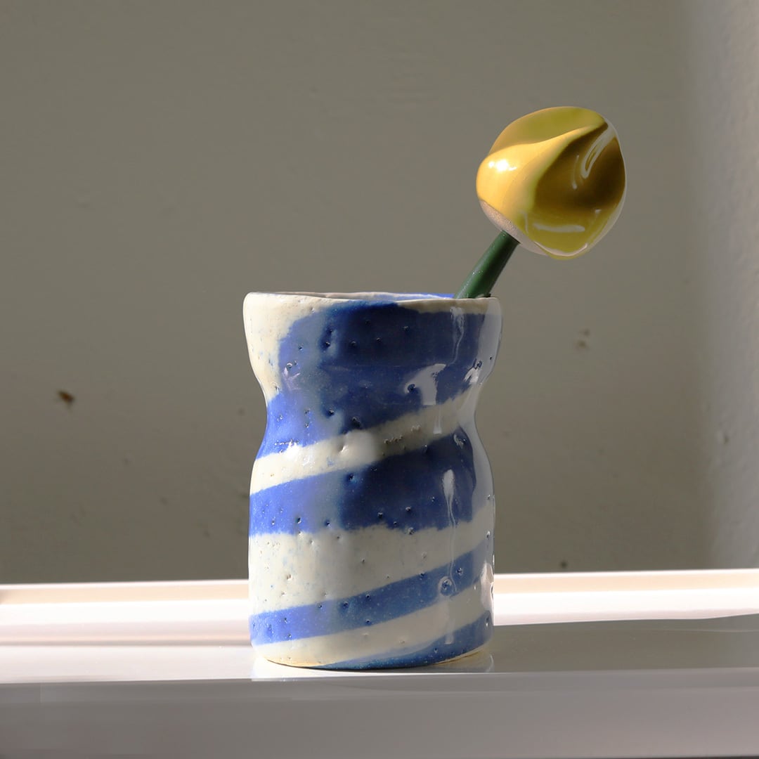 Soil (ソイル) by 島谷 達廣 stripe vase (フラワーベース) FREEPARK