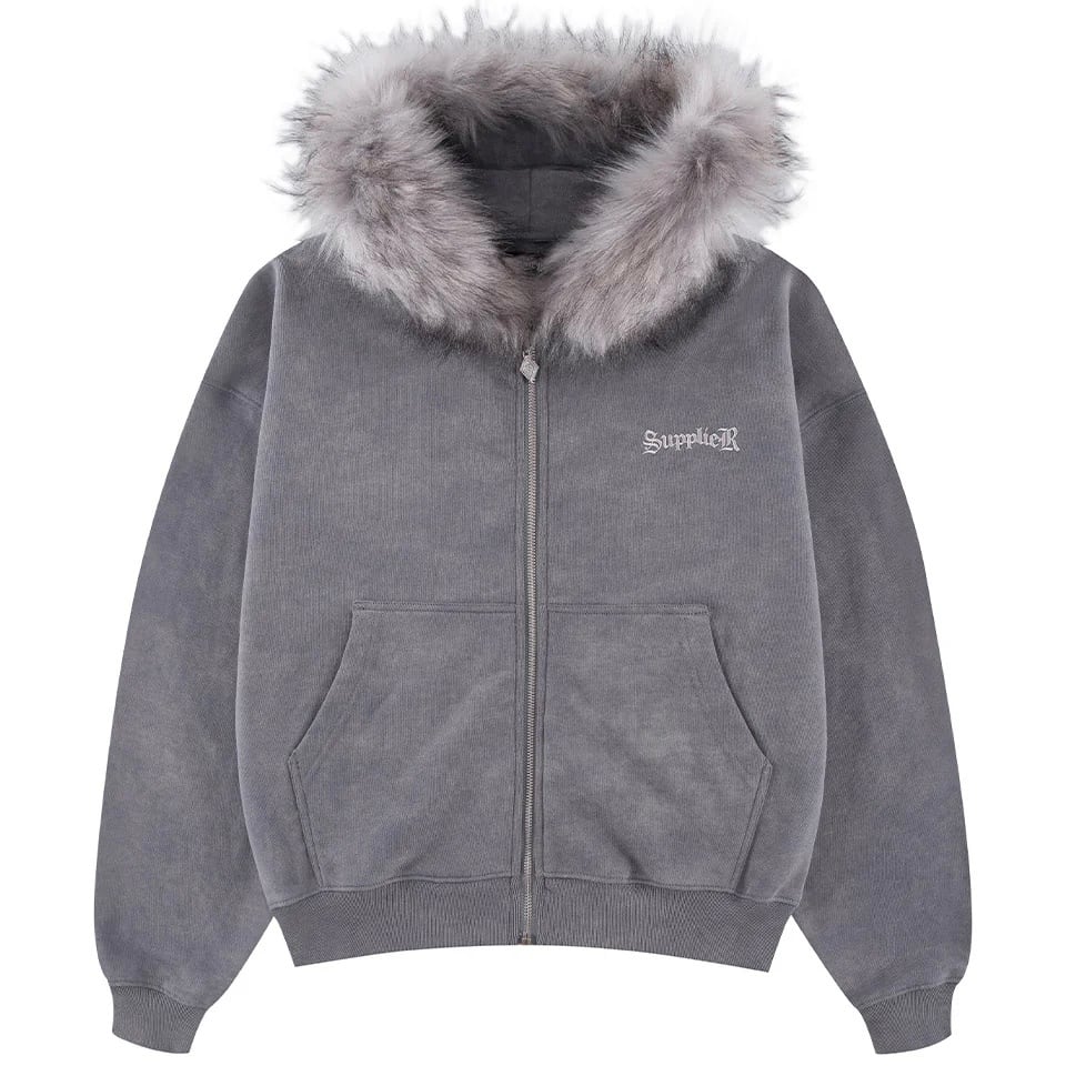 supplier 】Faux Fur Cross Zip Hoodie | PARX.【ストリートセレクト