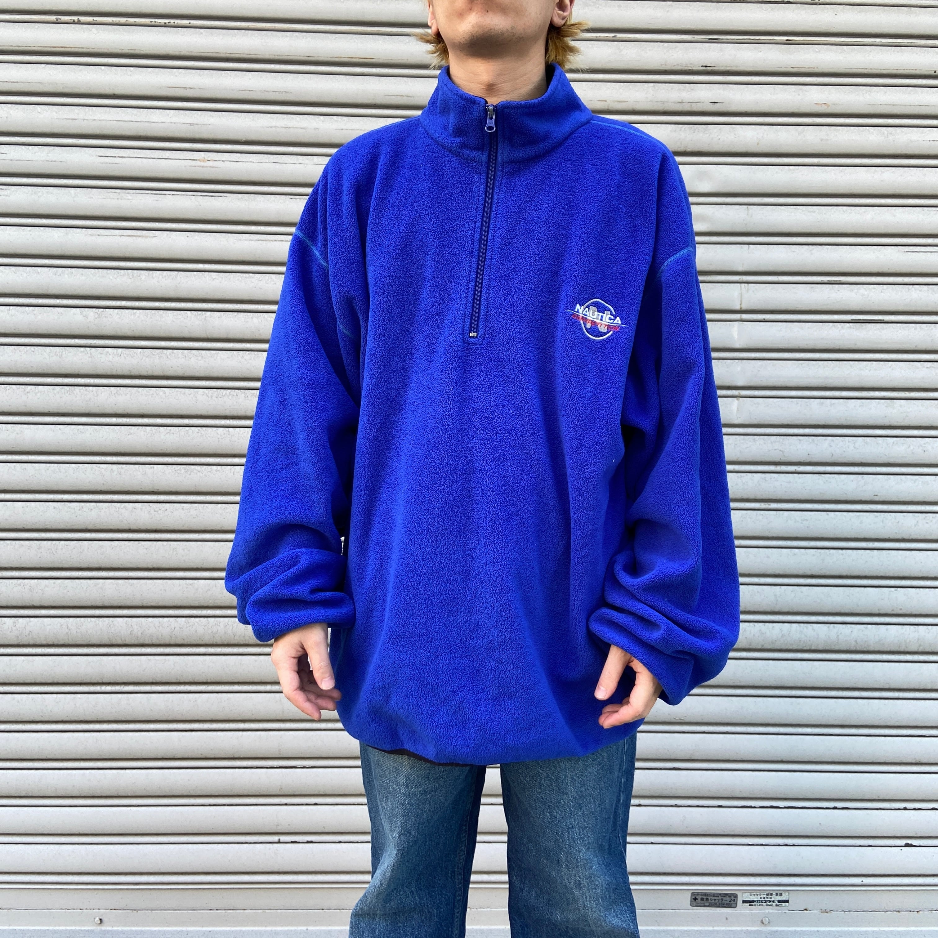 nautica 　フリース　ハーフジップ