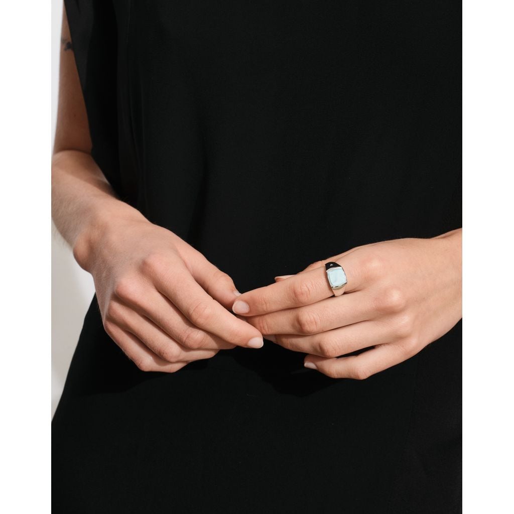 TOM WOOD Kay Ring Ice Blue | MAROON WEBSTORE