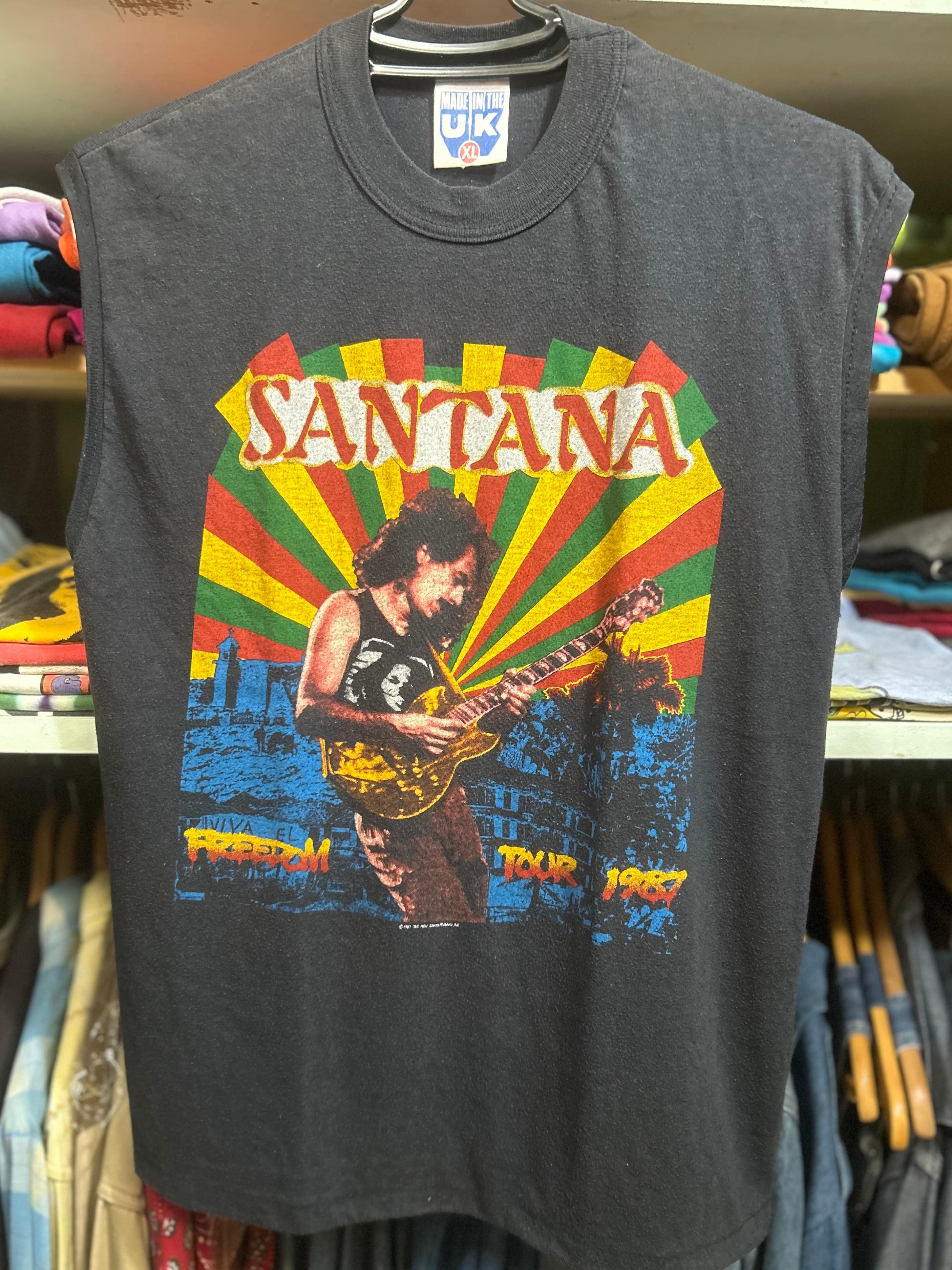 87's SANTANA vintage  T-SHIT