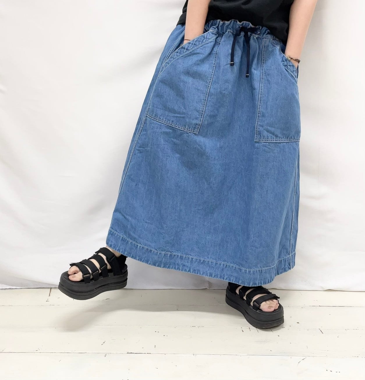 TIGRE BROCANTE】C/LiデニムベイカーSKT / SK-112-NK26 | syozikiya