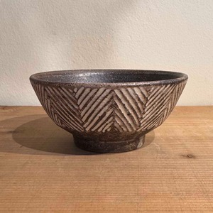 池田大介　ヘリンボーン 飯碗(中)