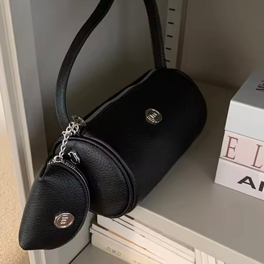 roll cake shoulder bag