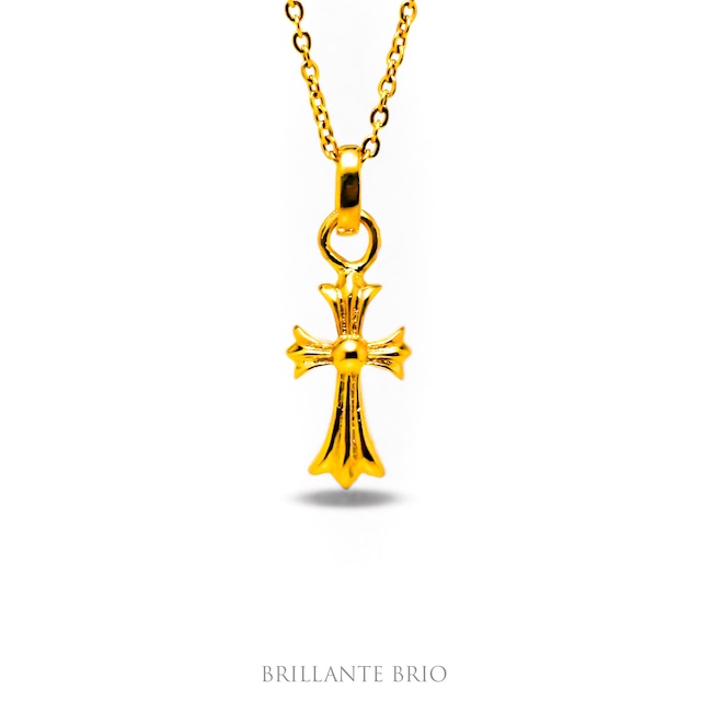 k24gp flare cross necklace