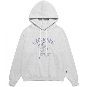 [CHARM’S] Eunha lilac hoodie Melange 正規品 韓国ブランド 韓国ファッション パーカー