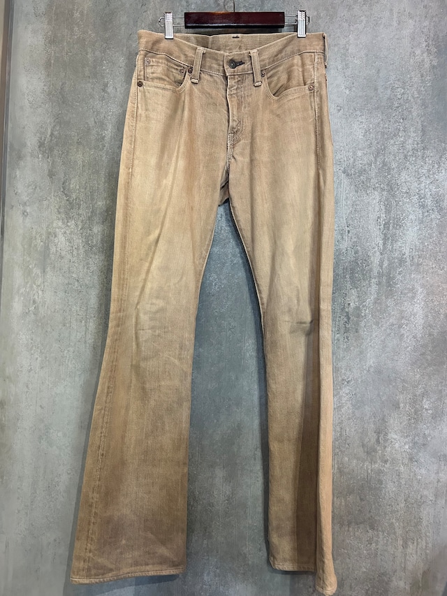 【Vintage】デニム used ベージュ 古着