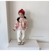 ザゴグマ / THE GOGUMA / チェックポントレーナー / 韓国子供服 / キッズ / 26winter〖取寄〗*XS~XL*