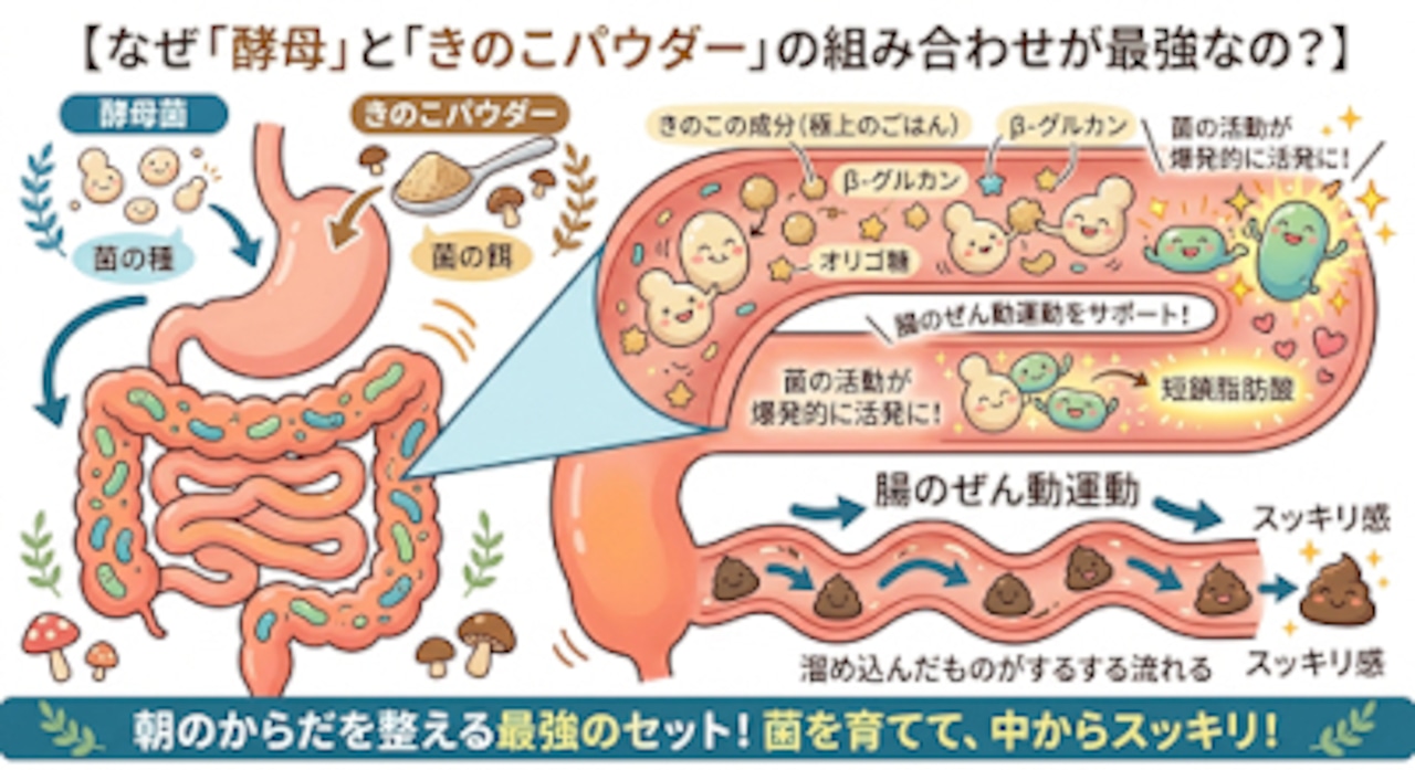 【定期便】酵母➕きのこ朝の最強ルーティン