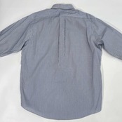 Brooks Brothers 346 ブルックスブラザーズ ストライプ NON-IRON BD ボタンダウン 長袖 シャツ ドレスシャツ 16 1/2-2/3 /ブルー×ホワイト メンズ